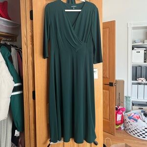 RALPH LAUREN FAUX WRAP DRESS